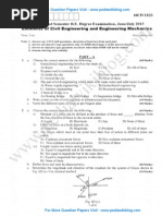 Elements of Civil Engineering & Engineering Mechanics June 2013 (2010)