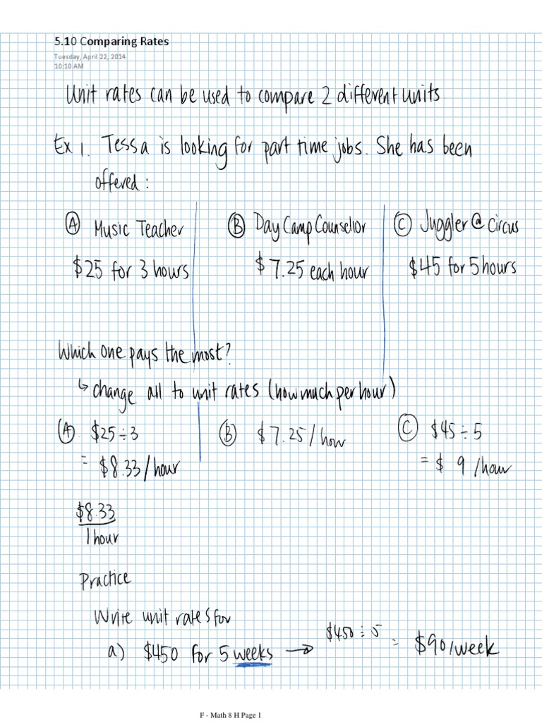 Math 8 5 10 | PDF