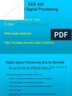 EEE 420 Digital Signal Processing: Instructor: Erhan A. Ince E-Mail