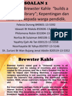 Brewster Kahle  “Builds a Free Digital Library” Kepentingan Dan Kesannya Kepada Warga Pendidik
