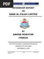 Download Internship Report on bank Al-Falah by aamna123456 SN22097547 doc pdf