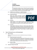 VAL-020 Procedure For Cleaning Validation Sample