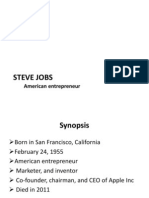 Steve Jobs: American Entrepreneur