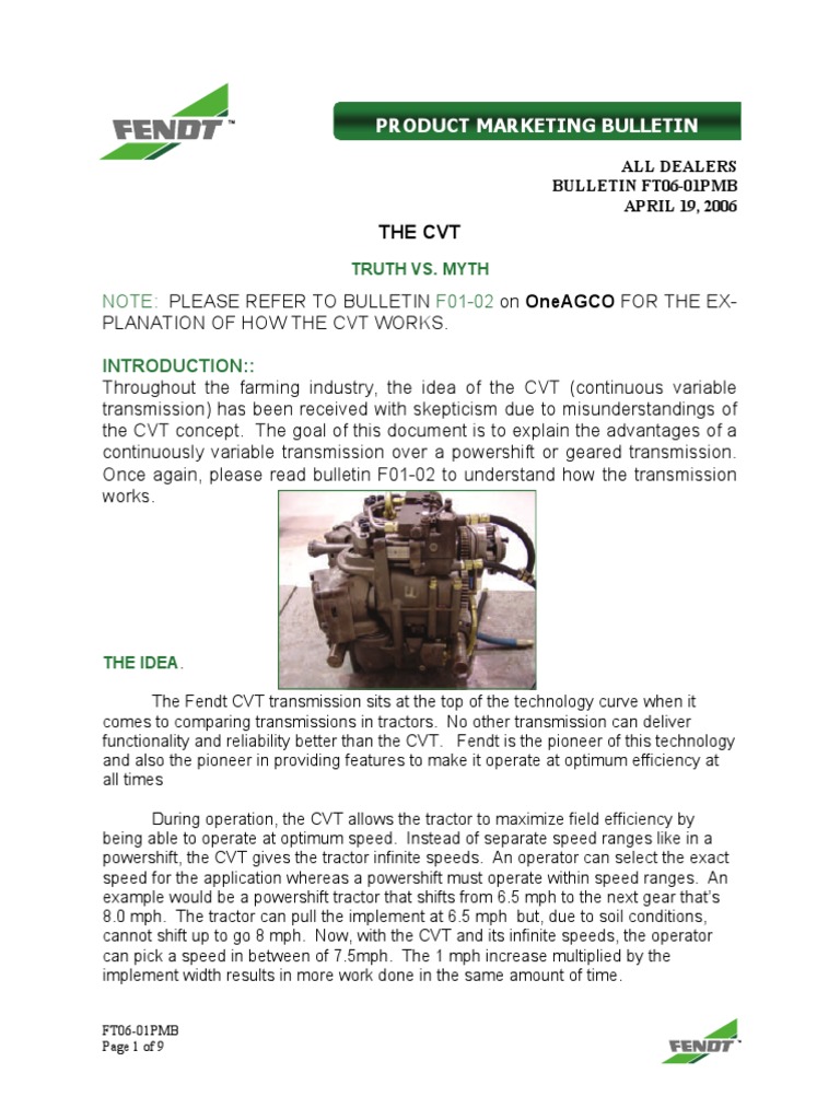 Cvt Transmission Explained Debunking The Myths - pg0clbc