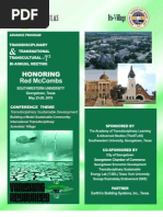 TRANSDISCIPLINARY-TRANSNATIONAL-TRANSCULTURAL bi-annual meeting, Southwestern University, Georgetown, Texas, USA, May 23-28, 2010