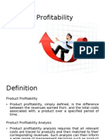 Product Profitability