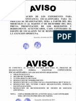 Avisos Escalafon