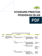 Standard Prestasi Pendidikan Islam T 1