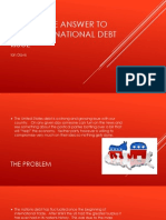 what is the answer to solve the national debt issue