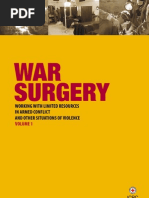 Download War surgery working with limited resources in armed conflict and other situations of violence by International Committee of the Red Cross SN22100196 doc pdf