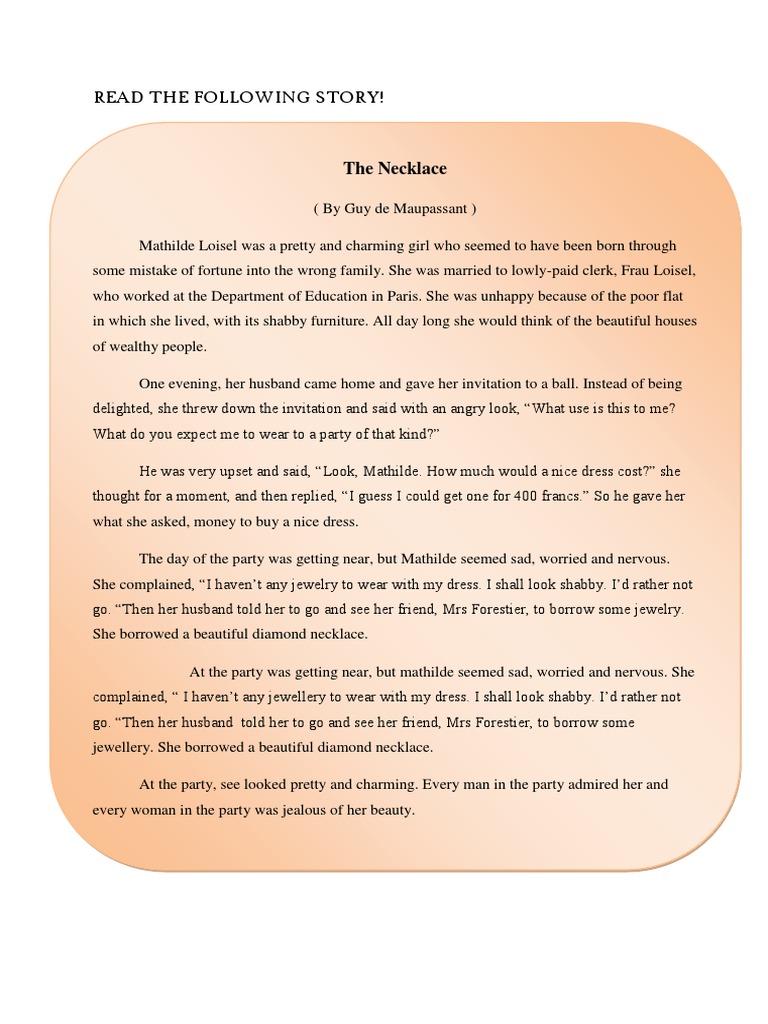 Materi bahan ajar sma kelas 10 bahasa inggris Jewelry