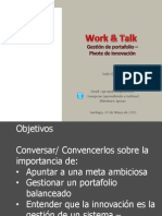Work&Talk Gestión de Portafolio de Proyectos de Innovación PDF