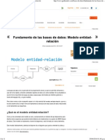 Fundamento de Las Bases de Datos - Modelo Entidad-Relación PDF