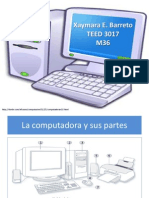 Afiche La Computadora y Sus Partes y El Teclado Modificado