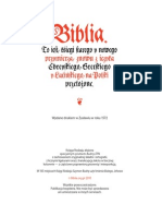 Bereszyt - Budny (Genesis en Biblia Editada Por Simon Bundy)