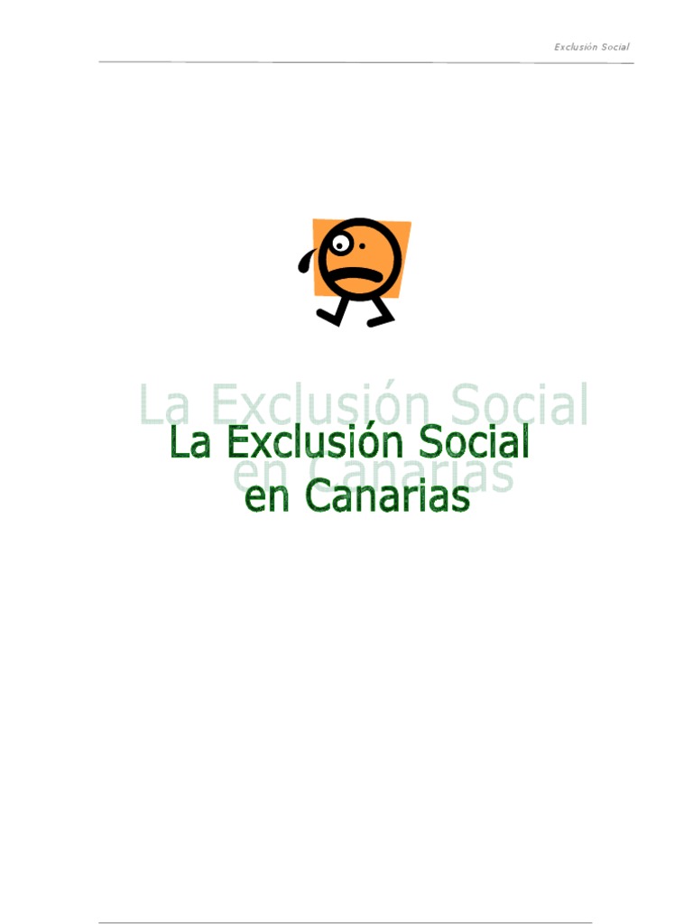 Crecimiento de la Exclusión Social en Canarias | PDF | Exclusión social ...