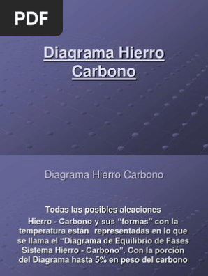 Diagrama Hierro Carbono Ppt Hierro Carbono