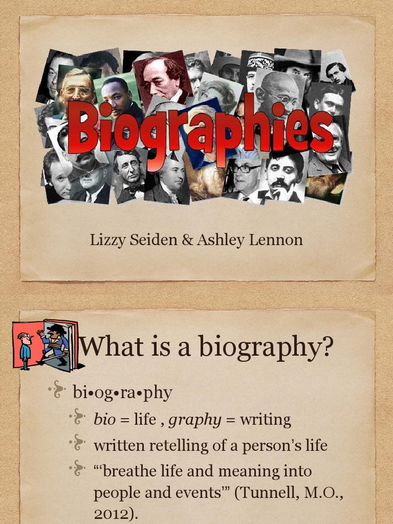 Biography Worksheet for Kids | PDF | Biography | Books