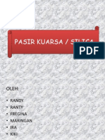 Pasir Kuarsa / Silica