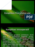 Komplikasi Pencabutan Gigi