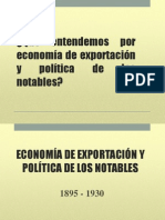 Economía de exportación y política de notables en el Perú 1895-1930
