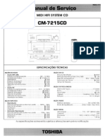 Toshiba CM-7215CD Midi Hifi System CD