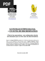 Rapport SOS Racisme Fichage Ethno-racial 11 09