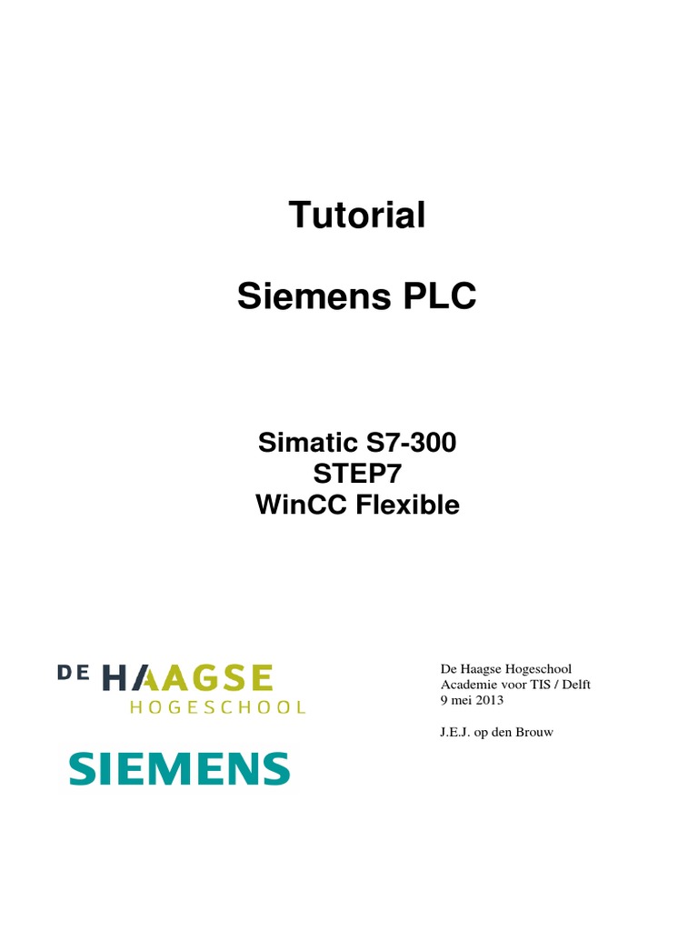 Tutorial Siemens PLC | PDF