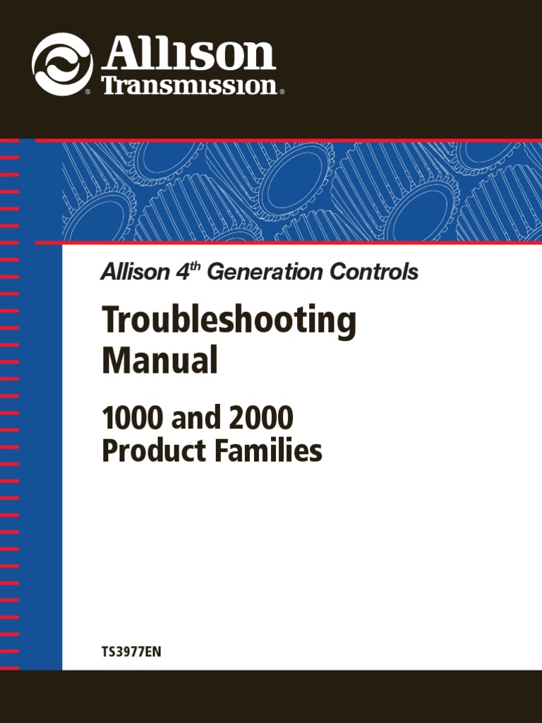 Allison shift selector operation and code manuals pdf