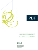 Aflatoxina m1 Leche