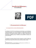 La Filosofía de Althusser - José Romero