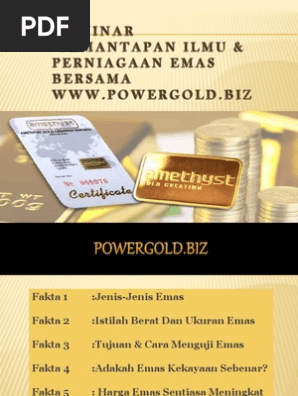 Powergold Training  PDF