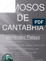 Personas Célebres de Cantabria.