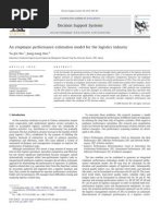 An Employee Performance Estimation Model For The Logistics Industry