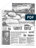 His Ghost Rifle Saved The Anzacs - Article in The Australasian Post Magazine, June 6, 1963