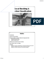 2 Local Buckling and Section Classification - 2011