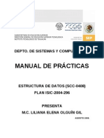 Manual de Practicas de Estructura de Datos