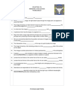 Chapter 23B Mirrors and Lenses Worksheet