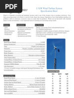 1 5kW raum energy System Specs 2009