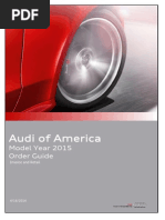 Download Audi Order Guide 2015 USA no pricing by antoff83 SN221103700 doc pdf