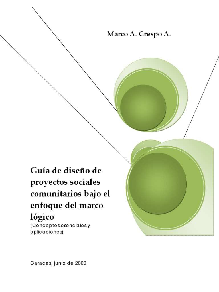 Guía de Proyectos Sociales Comunitarios | PDF | Evaluación | Diseño