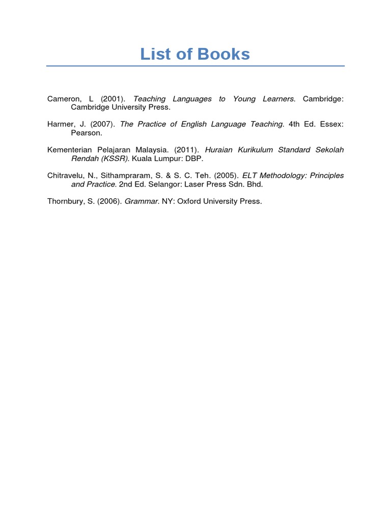 Essential Books on Language Teaching | PDF | Social Science | Language ...