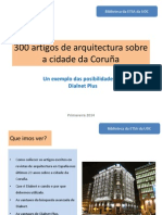 300 artigos de arquitectura sobre a cidade de Coruña.pptx