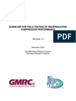 Guideline For Field Testing of Reciprocating Compressor Performance