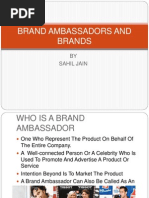 Brand Ambassadors and Brands