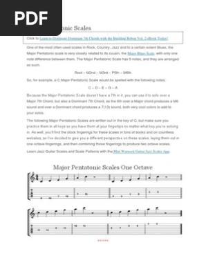 Pentatonic Scales