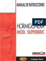 Manual de Instruccion Hormigonera Superbric