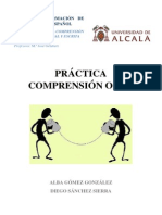 Práctica 1 - Comprensión Oral