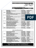 Jadual Pengajian YT MEI 2014