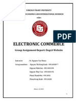 Electronic Commerce: Group Assignment Report: Dogsa Website